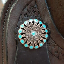 High Horse Lindale Barrel Saddle By Circle Y 17 High Horse Lindale Barrel Saddle By Circle Y -Equine Worlds high horse lindale barrel saddle chocolate concho marys 6228 745C circle y 45629.1579208334