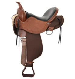 High Horse Iron Weed Trail Saddle 6925 -Equine Worlds iron weed saddle heavy oil 6925 1605 05 high horse 48192.1690938579