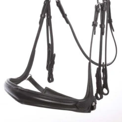 Kavalkade Ivonne Convertible Double Bridle -Equine Worlds ivonne bridle black plain nose kavalkade 19306 37108.1555701199