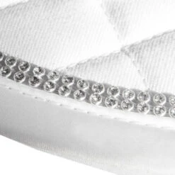 Pony Kavalkade KavalEasy Crystal Dressage Pad -Equine Worlds kavaleasy strass crystal dressage white trim 11107 kavalkade 13746.1625864095