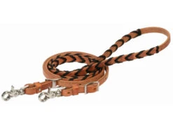 Weaver Leather Weaver Laced Harness Barrel Reins -Equine Worlds laced harness barrel reins black hero 50400 54 00 weaver 05990.1679101478