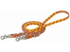 Weaver Leather Weaver Laced Harness Barrel Reins -Equine Worlds laced harness barrel reins citrus hero 50400 54 196 weaver 92798.1679101446