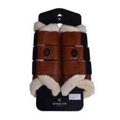 Kingsland KL Lorna Front Protection Boots -Equine Worlds lorna front boots cognac 212 HG 820 557 kingsland 99031.1623195573