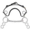 Myler Sweet Iron Comfort Snaffle Wide Barrel 3 Ring Combo- MB 02 - Level 1 -Equine Worlds myler 3 ring combination sweet iron comfort snaffle wide barrel mb 02 1 50100 55106.1527297011