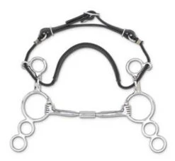 Myler Sweet Iron Comfort Snaffle Wide Barrel 3 Ring Combo- MB 02 - Level 1