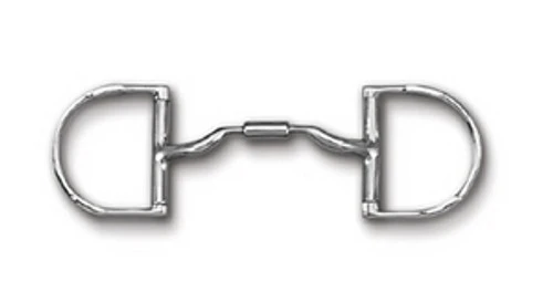 Myler Low Port Comfort Snaffle Dee With Hooks - MB 04 - Level 2 3 Myler Low Port Comfort Snaffle Dee With Hooks - MB 04 - Level 2