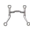 Myler Low Port Comfort Snaffle Flat Shank Bit - 4 3/4"