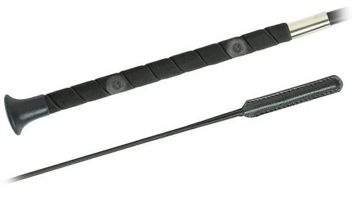 FLECK Nylon Dressage Whip With Nubuck Wrapped Grip 3 FLECK Nylon Dressage Whip With Nubuck Wrapped Grip