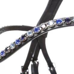 Kavalkade Ocean Snaffle Bridle -Equine Worlds ocean snaffle bridle black navy browband 191 76 blk nvy kavalkade 17990.1680814273