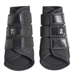 Kingsland Patton Protection Boots -Equine Worlds patton protection boots black outside 2220433426 kingsland 47375.1657133228