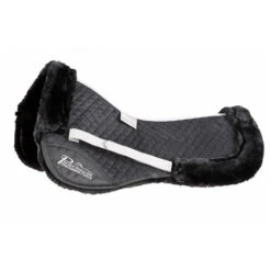 Shires Performance Suede Half Pad -Equine Worlds performace suede half pad black 5266 shires 92902.1637184392