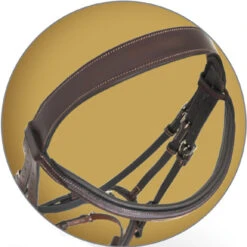 Pessoa PRO Fancy Stitched Figure-8 Bridle -Equine Worlds pessoa pro fs figure 8 bridle brown crown 470463 pessoa 81001.1633289823