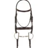 Ovation Draft Cross Plain Raised Padded Bridle -Equine Worlds plain padded draft x bridle brown 469919 ovation 59326.1634241964