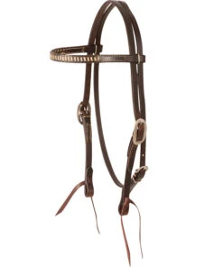 Martin Saddlery Rawhide Lace Browband Headstall