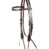 Martin Saddlery Rawhide Laced Brow Headstall -Equine Worlds rawhide laced brow hs chocolate hero HB82SL martin saddlery 46610.1669578662