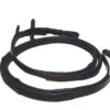 ThinLine Reins With Stops Buckle End -Equine Worlds reins stops buckle end black 2212 ST B BE thinline 41575.1675367315