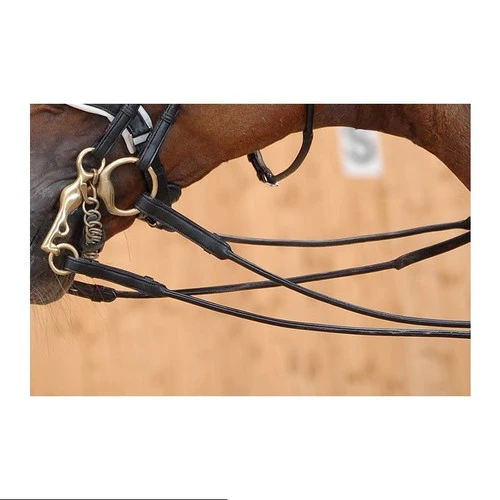 Dy'on Rolled Flat Reins With Stops 4 Dy'on Rolled Flat Reins With Stops - Image 2