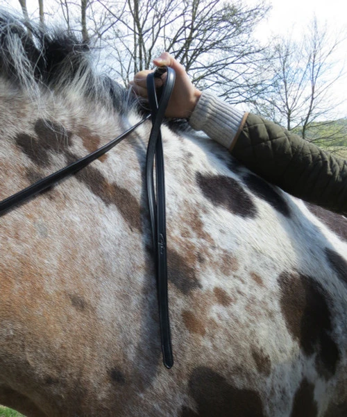 Dy'on Rolled Flat Reins 3 Dy'on Rolled Flat Reins