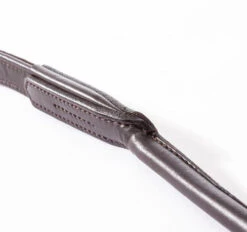 Kavalkade Rolled Softleather Reins With Stops -Equine Worlds rolled softleather rein stops brown stitching 22205 04 kavalkade 98535.1680907667