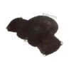 Fleeceworks Sheepskin Western Seat Saver Deluxe -Equine Worlds sheepskin deluxe western seat saver black fleeceworks 90506.1670533797