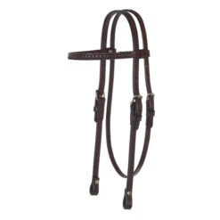 Circle Y Headstall With Shell Tooling -Equine Worlds shell tooled brow headstall walnut 0125 circle y 17520.1600196409
