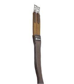Synthetic Shoulder Relief Girth -Equine Worlds shoulder relief girth synthetic brown profile 74414.1556744408
