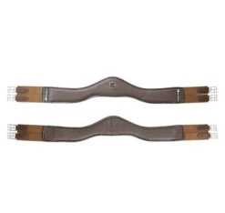 Synthetic Shoulder Relief Girth -Equine Worlds shoulder relief girth synthetic brown top bottom 19254.1689017503
