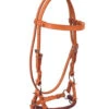 Buffalo Leather Of The Rockies Side Pull 2 Buffalo Leather Of The Rockies Side Pull -Equine Worlds sidepull leather weave harness 2918 HRN buffalo leather 27571.1647371784