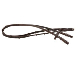 Signature By Antarès Web Reins With Stops -Equine Worlds signature web reins stops brown hero SIGOB REN3 04787.1674090546