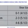 Veredus Carbon Shield Heel Protector 1 Veredus Carbon Shield Heel Protector -Equine Worlds size chart carbon shield heel protector veredus 13422.1639701440