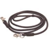 Cody Pro Softy Leather Roping Rein -Equine Worlds soft leather roping rein brown 9016 buffalo leather 42029.1647373201