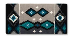Mayatex Square Cut Navajo Blanket -Equine Worlds square cut navajo grey turq 1462 5 mayatex 69105.1674924729