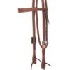 Weaver Leather Weaver Square Flower Slim Brow Headstall -Equine Worlds square flower slim brow hs russet hero 10036 03 13 weaver 79601.1679601874