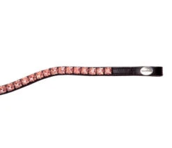 Kavalkade Square Crystal Curved Browband -Equine Worlds square rose curved browband black rose hero 202 35 blk kavalkade 55189.1680812686