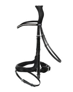 Passier Starlight Snaffle Bridle -Equine Worlds starlight patent snaffle black 812010 passier 95686.1665085979
