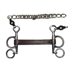 Jump'in Straight Leather Tom Thumb Pelham