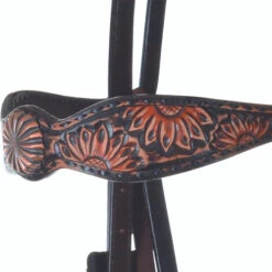 Circle Y Sunflower Brow Headstall -Equine Worlds sunflower brow headstall walnut brow X0210 1001 circle y 50591.1665530140