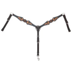 Circle Y Sunflower Buckstitch Breast Collar -Equine Worlds sunflower buckstitch bc walnut hero X4328 3001 circle y 29716.1665531728