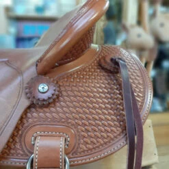 McCall McLite Wade Saddle -Equine Worlds tag mclite wade natural round basket skirt mccall 48142.1580334941