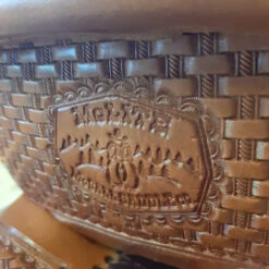 McCall McLite Wade Saddle -Equine Worlds tag mclite wade natural round basket stamping mccall 06479.1580334925