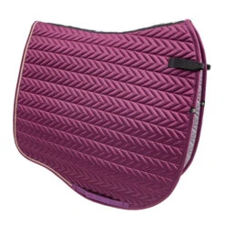 Toklat Tango Chevron Dressage Pad -Equine Worlds tango chevron drsg aubergine 25 0933 AU toklat 92972.1677368770