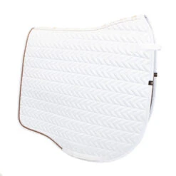 Toklat Tango Chevron Dressage Pad -Equine Worlds tango chevron drsg white 25 0933 WH toklat 44751.1677368811