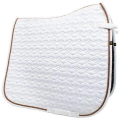 Toklat Tango Geometric Dressage Pad -Equine Worlds tango geometric drsg white 25 0931 WH toklat 93406.1677367294