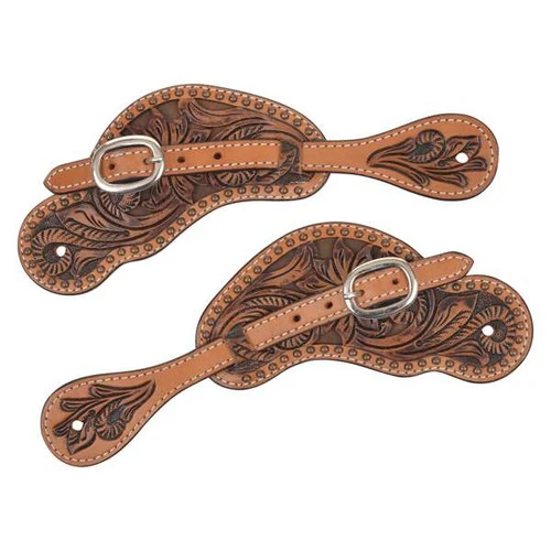 Circle Y Texas Flower Classic Spur Strap 3 Circle Y Texas Flower Classic Spur Strap