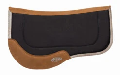 Weaver Leather Weaver Trail Gear Felt Bottom Saddle Pad -Equine Worlds tg felt bottom saddle pad black 36052 4062 BK weaver 29850.1679164039