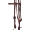 Weaver Leather Weaver Thunderbird Brow Headstall -Equine Worlds thunderbird brow hs rose.hrnss hero 10010 00 15 weaver 03343.1679601184