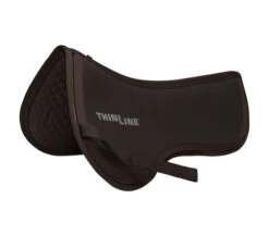 ThinLine Trifecta Half Pad -Equine Worlds trifecta pad cotton brown 7306 thinline 38656.1673744314