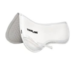 ThinLine Trifecta Half Pad -Equine Worlds trifecta pad cotton white front 7306 thinline 56067.1673915456