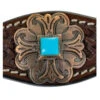 Circle Y Turquoise Round Up Futurity Brow Headstall