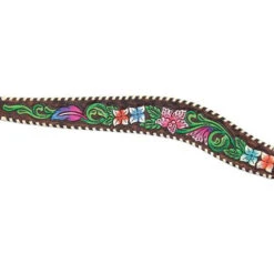 Circle Y Vibrant Garden Breast Collar -Equine Worlds vibrant flower breast collar multicolor front 1001 23 SC circle y 54399.1613176214